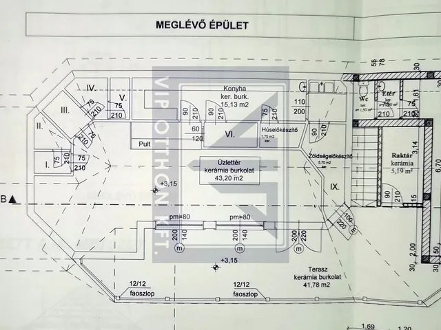 Eladó kereskedelmi és ipari ingatlan Kazincbarcika, Belváros, Egressy út 52 122 nm