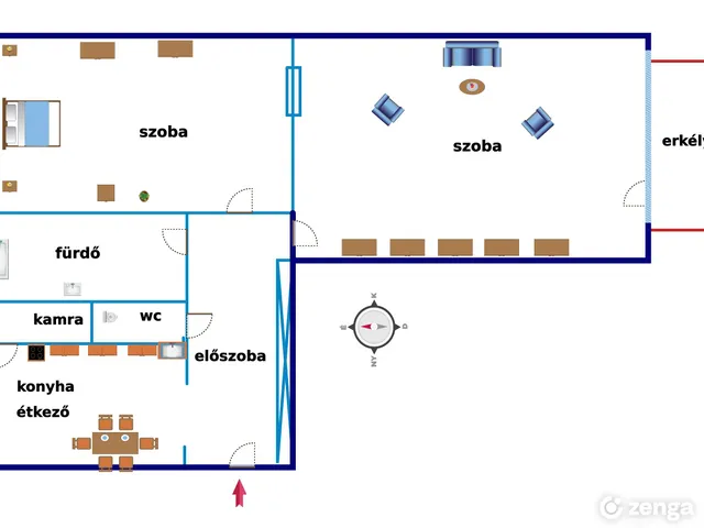 Eladó lakás Gyöngyös 56 nm