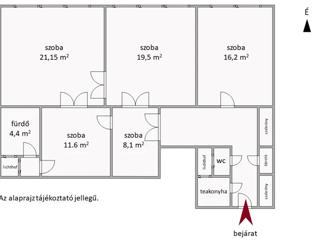 Eladó lakás Budapest XIII. kerület, Újlipótváros 108 nm