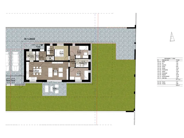 Eladó ház Szombathely, Szentkirály, Vízmellék utca  87 nm