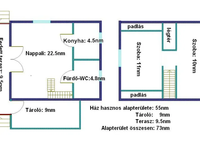 Eladó üdülő és hétvégi ház Csór 55 nm