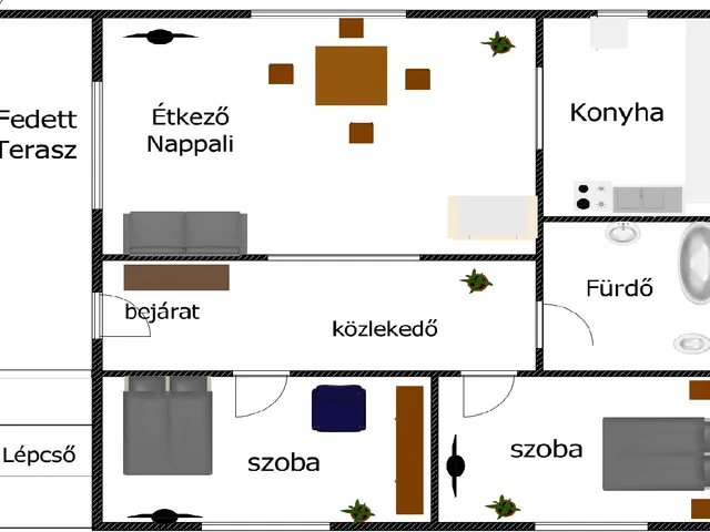 Eladó ház Nyíradony, Szakolykert 80 nm