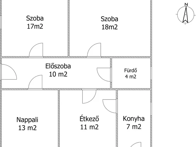 Eladó ház Csikóstőttős 80 nm