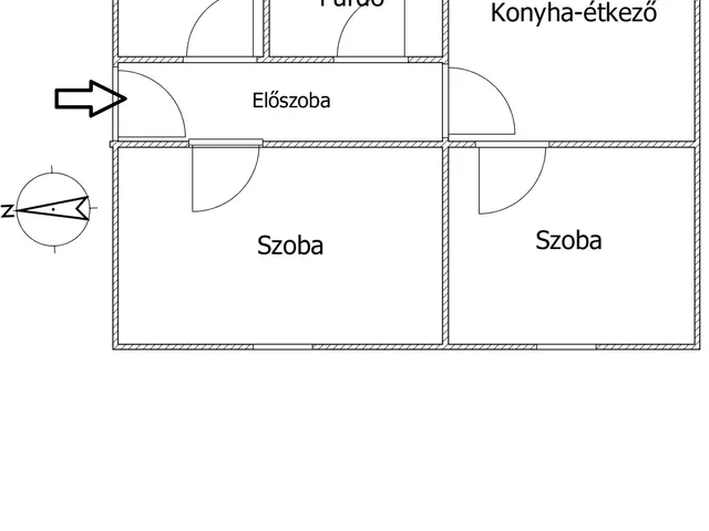 Eladó lakás Komló, Zrínyi utca 72 nm