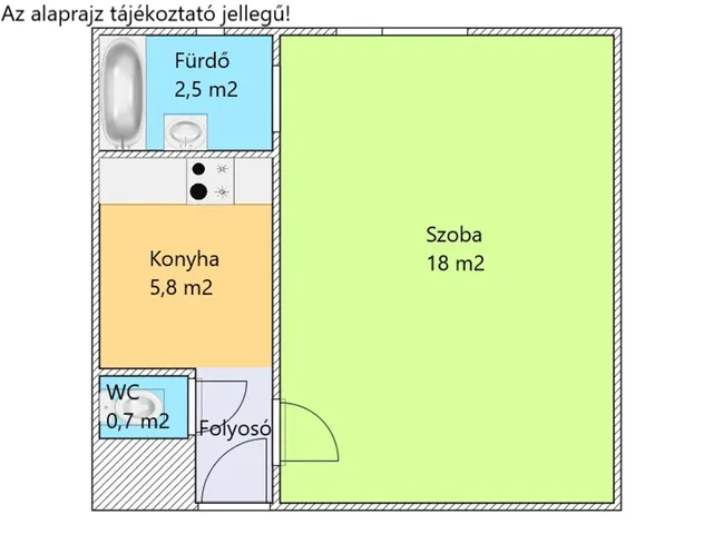 Eladó lakás Miskolc, Bulgárföld, Fazola Henrik 27 nm