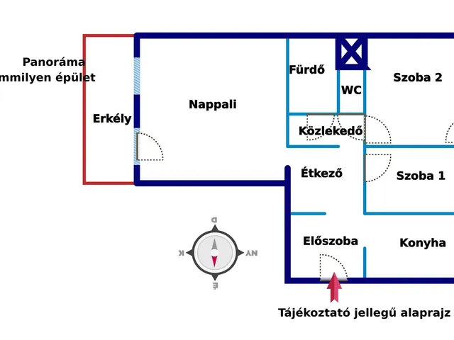 Eladó lakás Budapest IV. kerület, Káposztásmegyer 65 nm