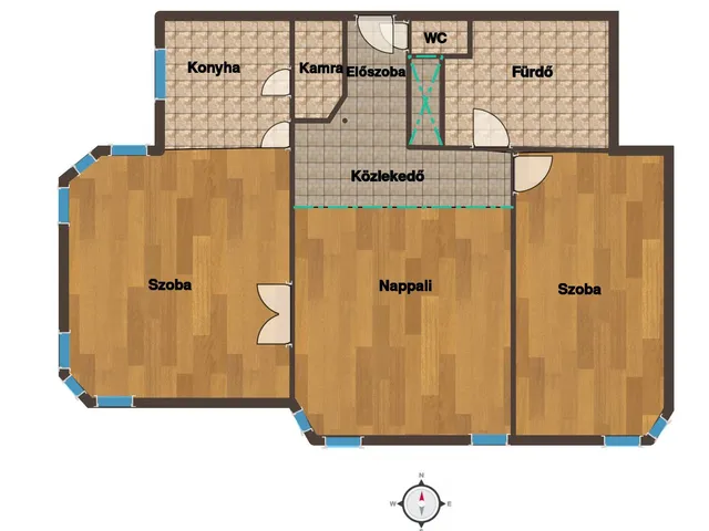 Eladó lakás Budapest XIV. kerület, Alsórákos, Fajansz  83 nm