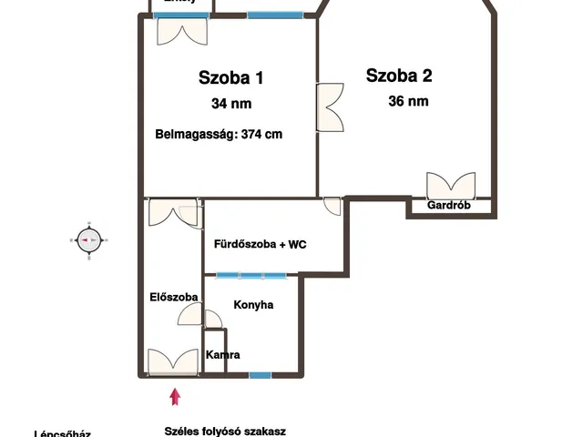 Eladó lakás Budapest XIII. kerület, Újlipótváros, Váci út 95 nm
