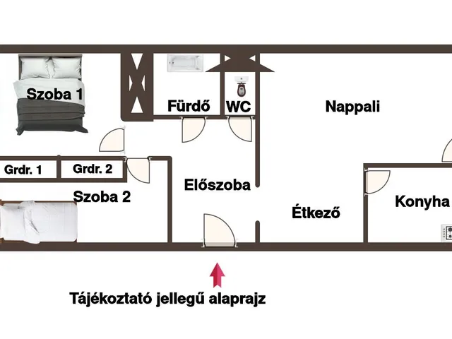 Eladó lakás Budapest XIII. kerület, Angyalföld, Futár u. 55 nm