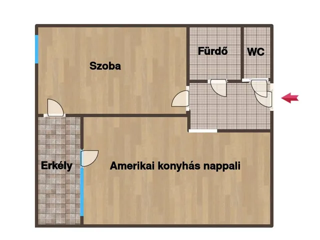Eladó lakás Budapest XIII. kerület, Lőportárdűlő 48 nm