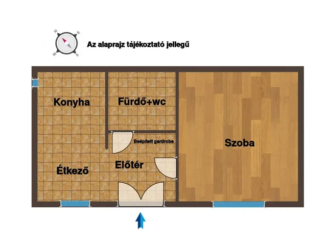 Eladó lakás Budapest VI. kerület 44 nm