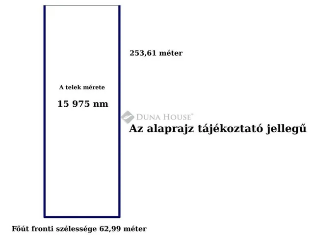 Eladó telek Ócsa 15975 nm