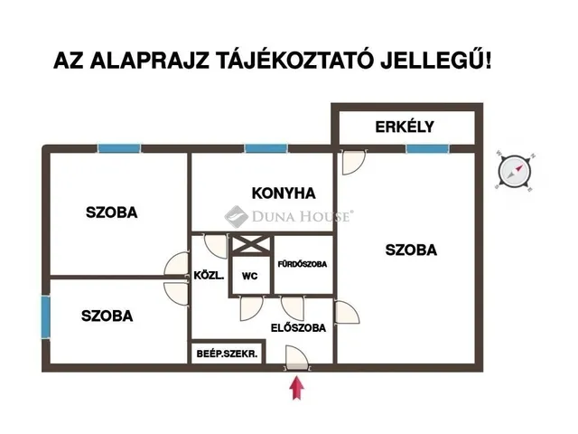 Eladó lakás Székesfehérvár 55 nm