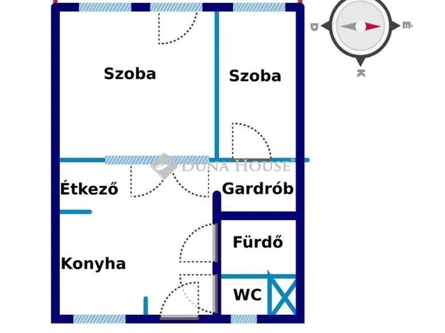 Kiadó lakás Budapest XX. kerület 57 nm