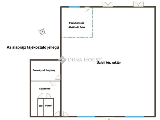 Kiadó kereskedelmi és ipari ingatlan Debrecen, Józsa 270 nm