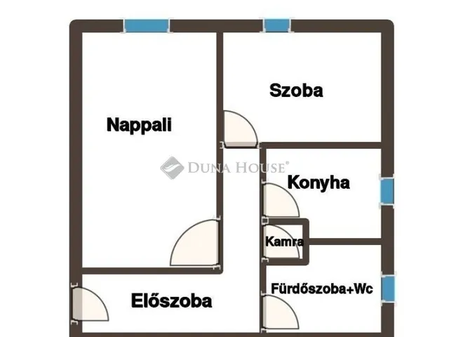 Kiadó lakás Debrecen, Belváros 54 nm