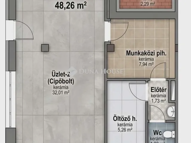 Eladó kereskedelmi és ipari ingatlan Téglás 48 nm
