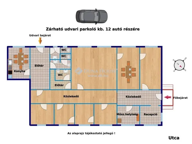 Kiadó kereskedelmi és ipari ingatlan Sopron 185 nm