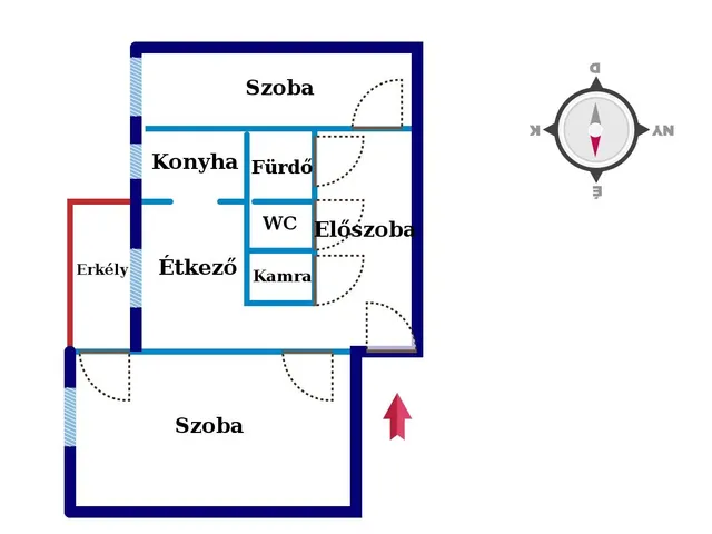 Eladó lakás Dombóvár 64 nm