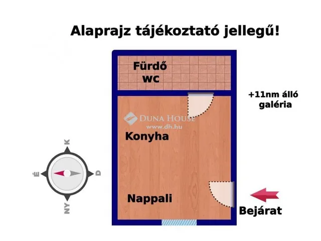 Eladó lakás Budapest VII. kerület 22 nm