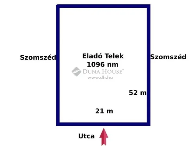 Eladó telek Budapest II. kerület 1096 nm