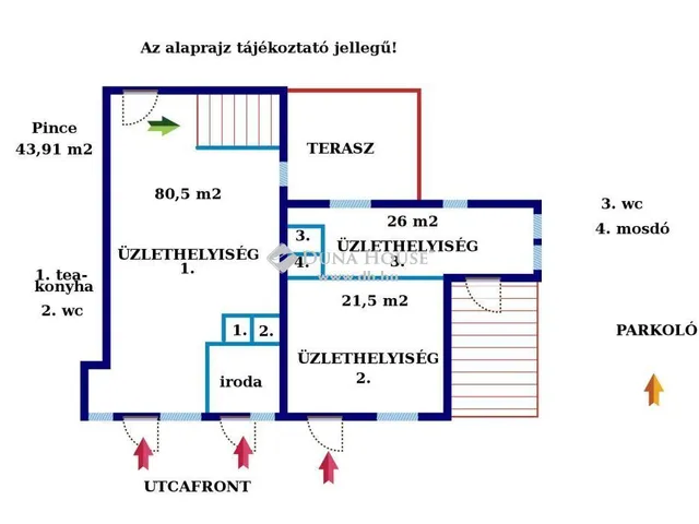 Eladó kereskedelmi és ipari ingatlan Budapest XVIII. kerület, Pestszentimre közp. 130 nm