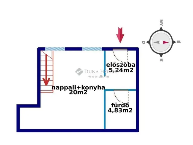 Eladó lakás Budapest VI. kerület, Nagykörúton kívüli terület 52 nm