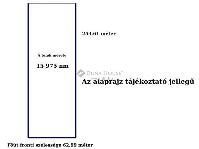 Eladó telek Ócsa 15975 nm