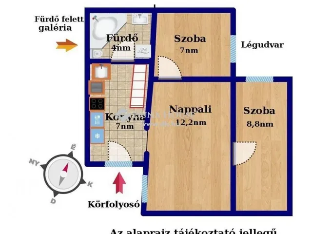 Eladó lakás Budapest VII. kerület 39 nm
