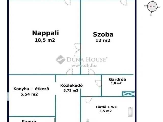 Eladó lakás Budapest III. kerület 52 nm