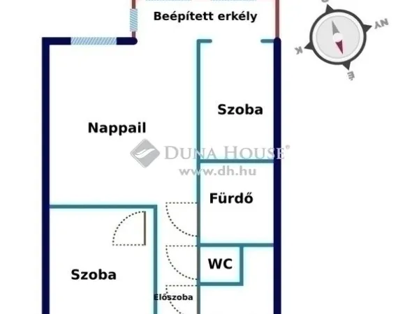 Eladó lakás Budapest XI. kerület, Lágymányos 54 nm