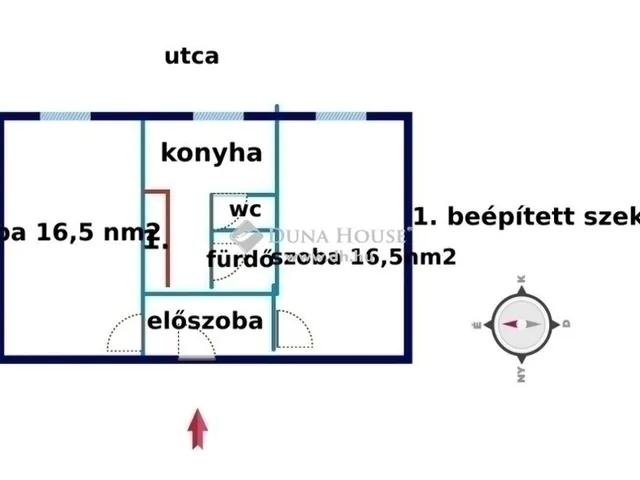 Eladó lakás Budapest III. kerület, Óbuda 50 nm