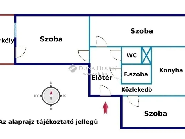 Eladó lakás Budapest XV. kerület, Újpalota 55 nm