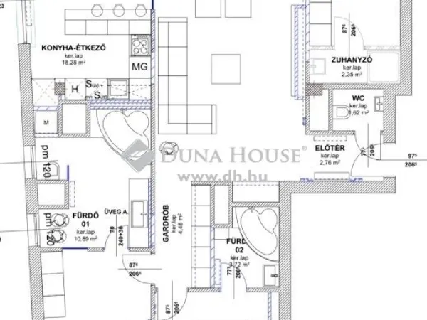 Eladó lakás Budapest XIII. kerület, Vizafogó 114 nm