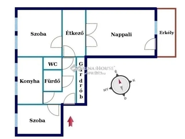Eladó lakás Budapest XIX. kerület, Kispest lakótelep 60 nm