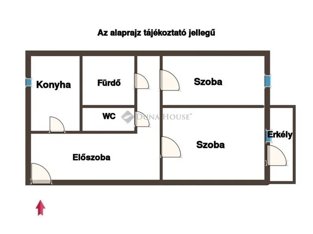 Eladó lakás Budapest VIII. kerület, Józsefváros 51 nm