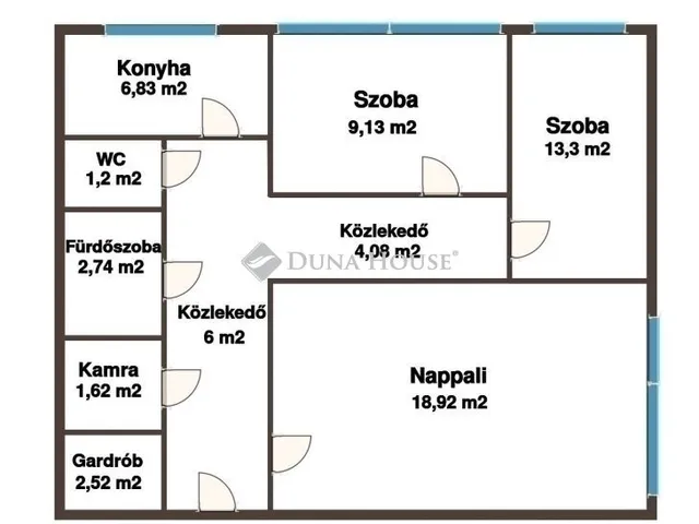 Eladó lakás Budapest XV. kerület, Újpalota 64 nm