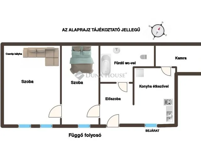 Eladó lakás Budapest VI. kerület 56 nm