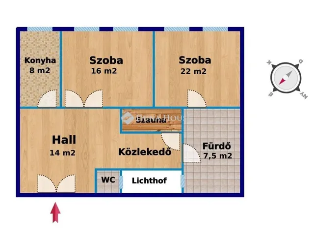 Eladó lakás Budapest VI. kerület 72 nm
