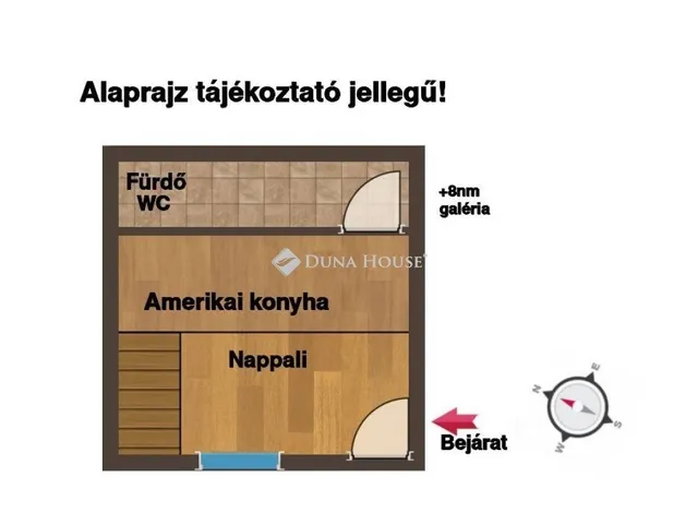 Eladó lakás Budapest VII. kerület 21 nm