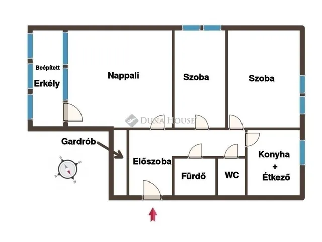 Eladó lakás Budapest XIX. kerület, Kispest lakótelep 62 nm