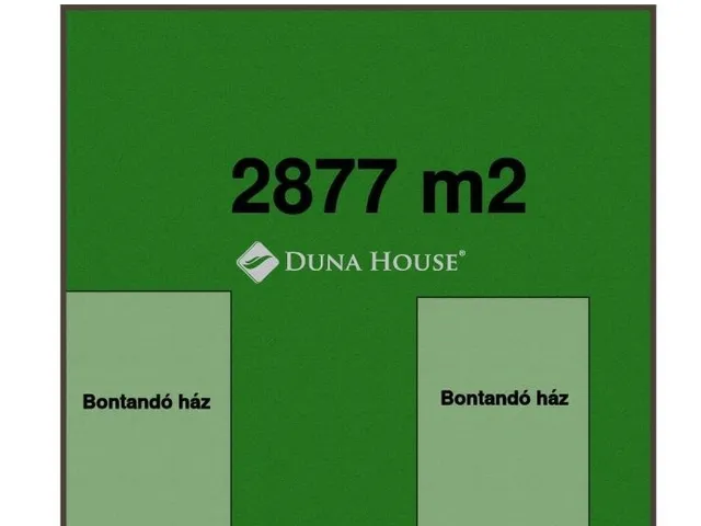 Eladó telek Hernád 2877 nm