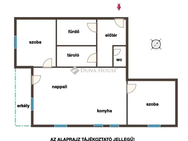 Eladó lakás Dunaharaszti 57 nm