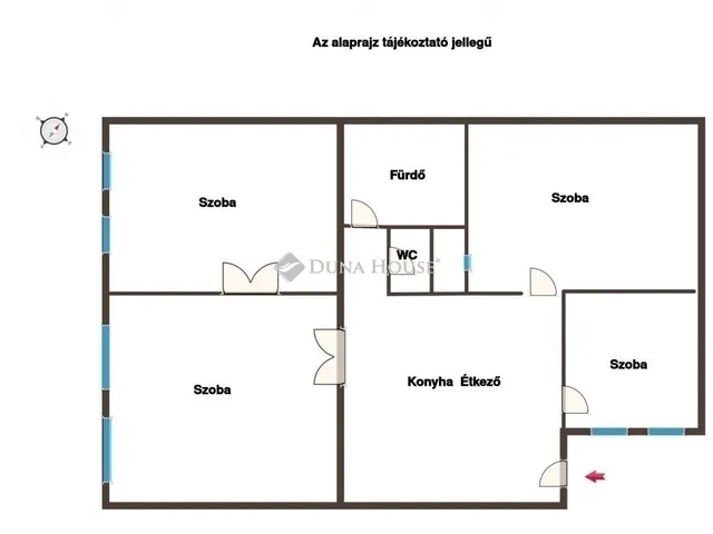 Eladó lakás Budapest VI. kerület, Nagykörúton kívüli terület 105 nm