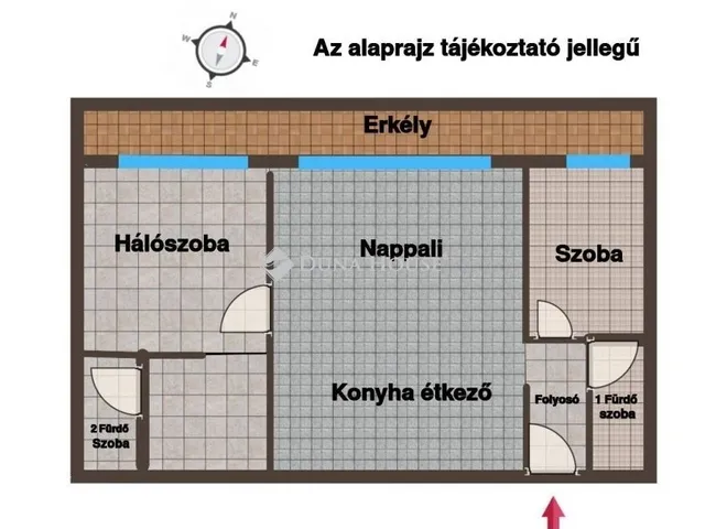 Kiadó lakás Budapest VII. kerület 59 nm