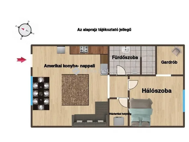 Eladó lakás Budapest XXI. kerület 44 nm