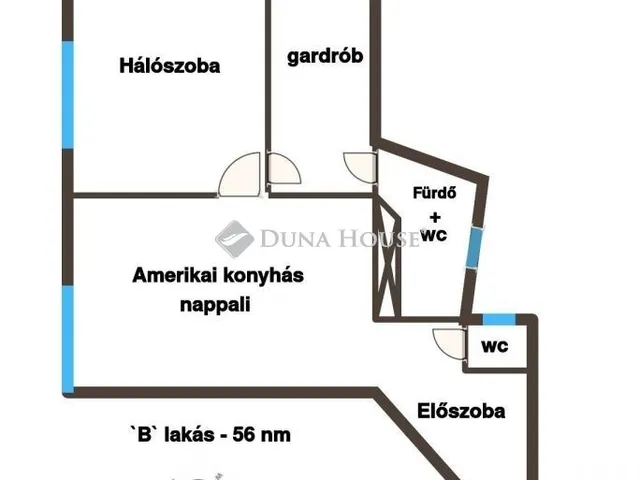 Eladó lakás Budapest IX. kerület 56 nm