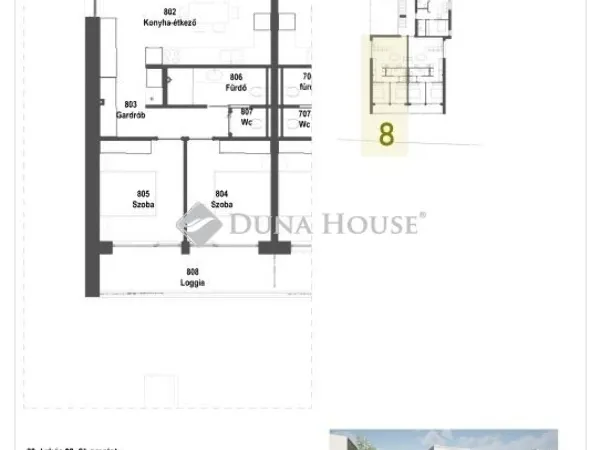 Eladó lakás Zamárdi 71 nm