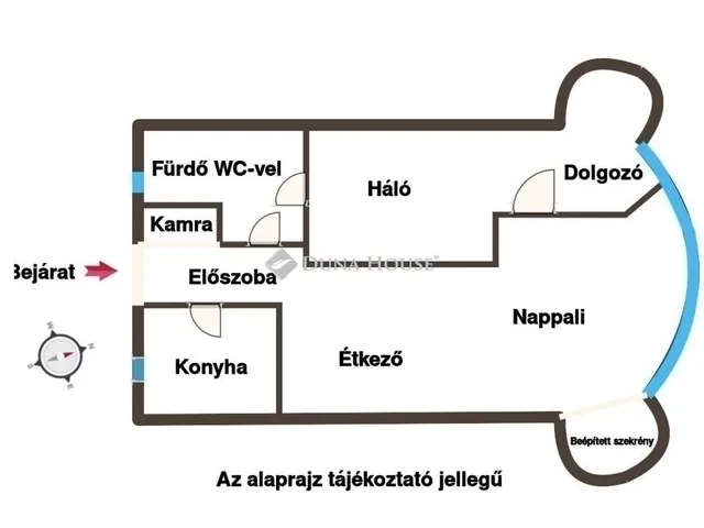 Eladó lakás Budapest VI. kerület, Diplomatanegyed 47 nm