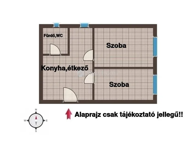 Eladó lakás Budapest VIII. kerület 51 nm